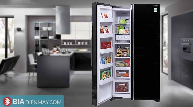 Tủ lạnh Hitachi inverter 595 lít R-S800PGV0(GBK) - Chính hãng