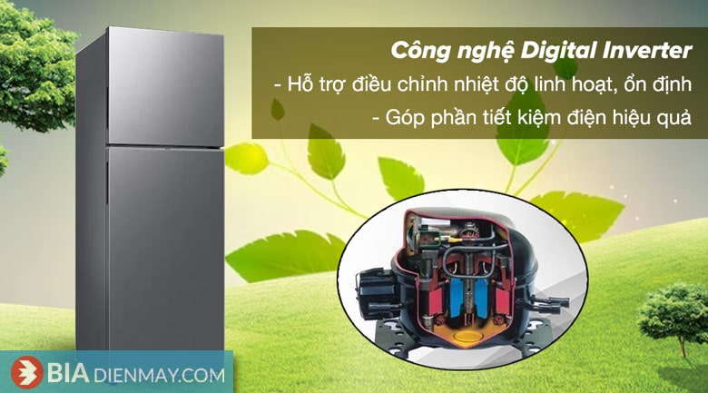 Tủ lạnh Samsung inverter 305 lít RT31CG5424S9SV - công nghệ inverter tiết kiệm điện