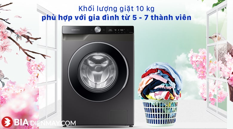 Máy giặt Samsung WW10T634DLX/SV AI Inverter 10kg