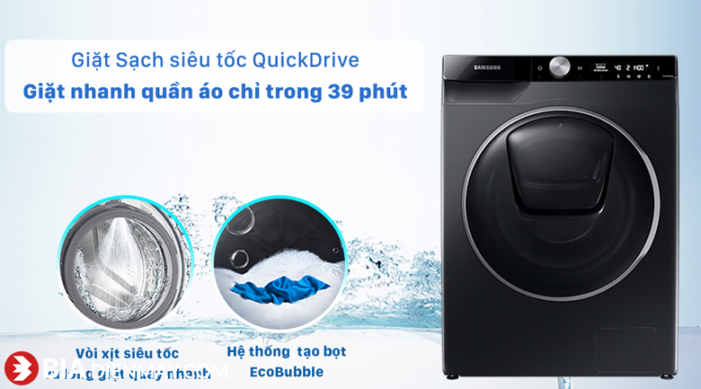 Máy giặt Samsung WW10TP54DSH/SV AI Inverter 10 Kg