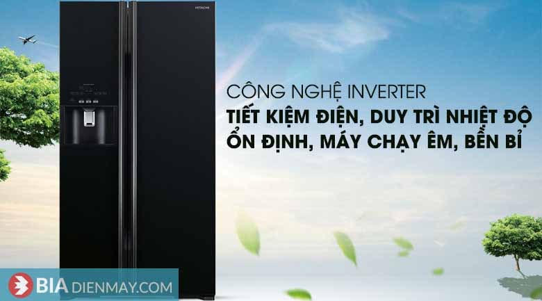 Tủ lạnh Hitachi inverter 573 lít R-SX800GPGV0(GBK) - Model 2020