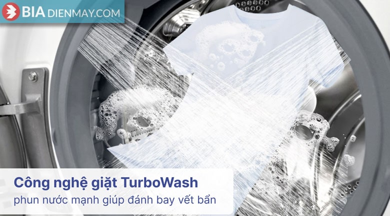 Máy giặt LG Inverter 10 kg FV1410S4W1 - Công nghệ giặt sạch sâu