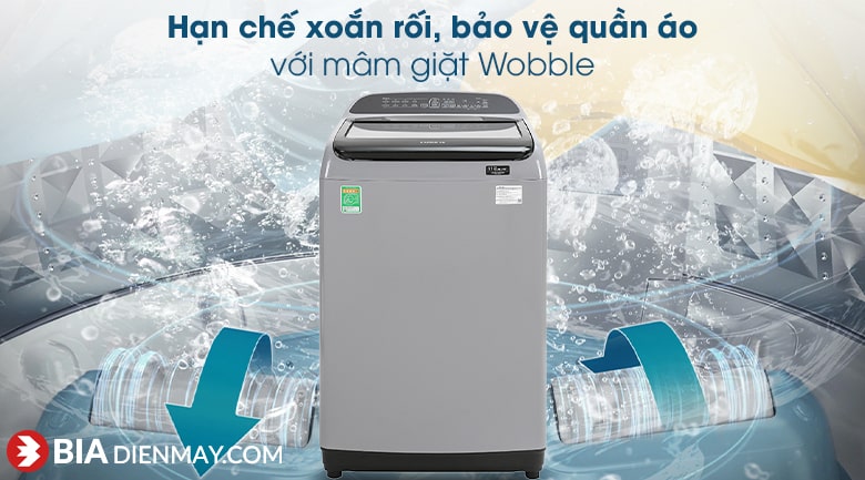 Máy giặt Samsung inverter 10kg WA10T5260BY/SV - Hạn chế xoắn rối bảo vệ áo quần 