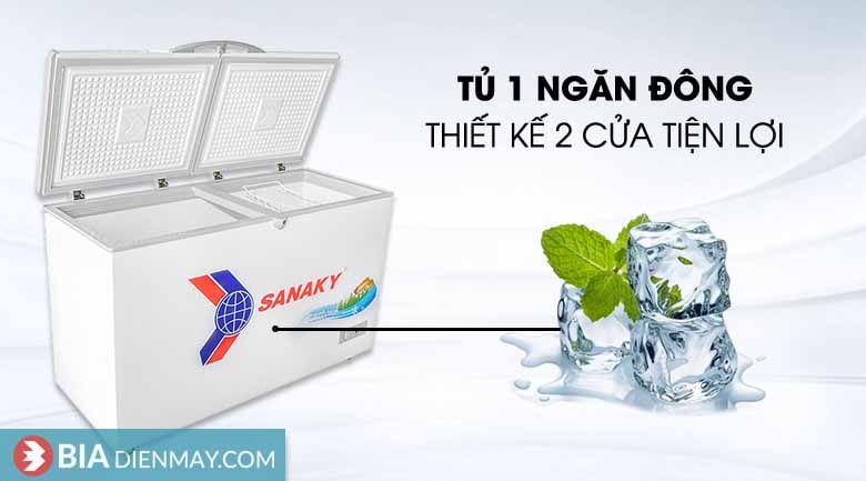 Tủ đông Sanaky 305 lít VH-4099A1 - Thiết kế