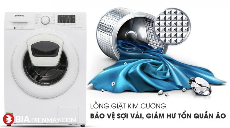 Máy giặt Samsung WW10K44G0UX/SV 10 kg Addwash Inverter