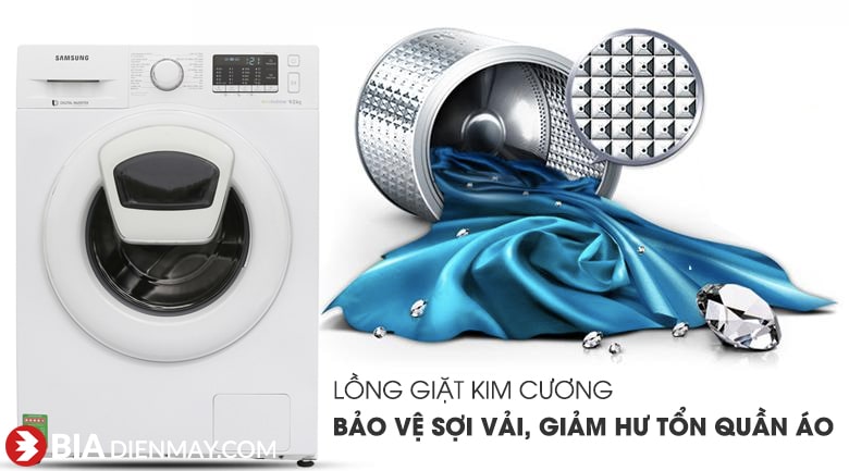 Máy giặt Samsung WW10K44G0YW/SV 10kg Addwash Inverter