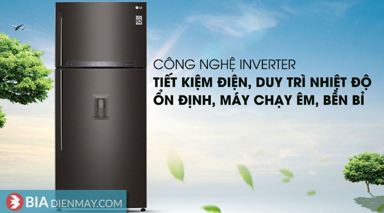 Tủ lạnh LG inverter 478 lít GN-D602BLI - công nghệ inverter tiết kiệm điện