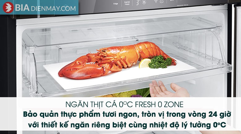 Tủ lạnh LG inverter 478 lít GN-D602BLI - ngăn bảo quản đồ tươi sống