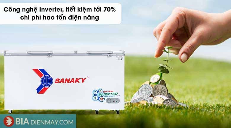 Tủ đông Sanaky inverter 530 lít VH-6699HY3 - Công nghệ inverter tiết kiệm điện