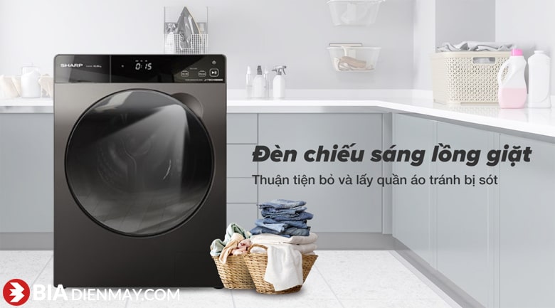 Máy giặt Sharp ES-FK1054PV-S 10.5 Kg