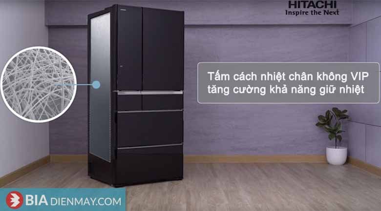 Tủ lạnh Hitachi Inverter 615 lít R-WX620KV(XK) - Model 2021 