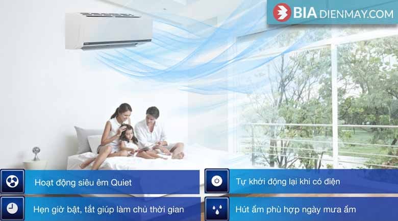Điều hòa Daikin inverter 21000BTU 1 chiều FTKB60WAVMV - Model 2022