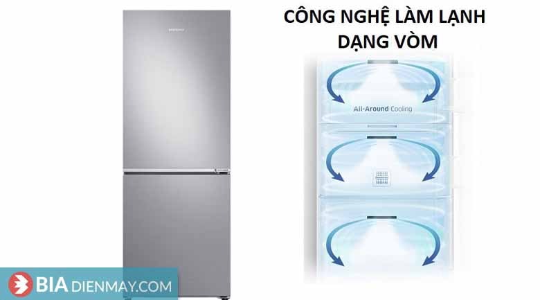 Tủ lạnh Samsung 280 lít RB27N4010S8/SV - công nghệ làm lạnh dạng vòm