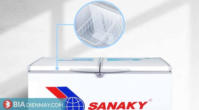 Tủ đông Sanaky 270 lít VH-3699A1 - Giỏ đựng linh hoạt