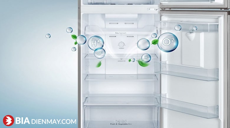 Tủ lạnh Casper inverter 240 lít RT-258VG - bộ lọc than hoạt tính khử mùi