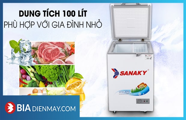 Tủ đông Sanaky VH-1599HYK 1 cửa 100 lít