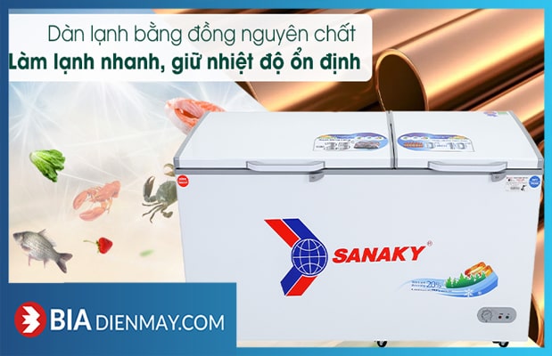 Tủ đông Sanaky VH-6699W1 485 lít