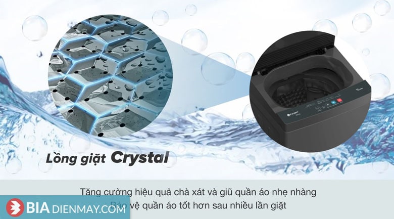 Máy giặt Casper 8.5 kg WT-85NG1 - lồng giặt Crystal độc đáo