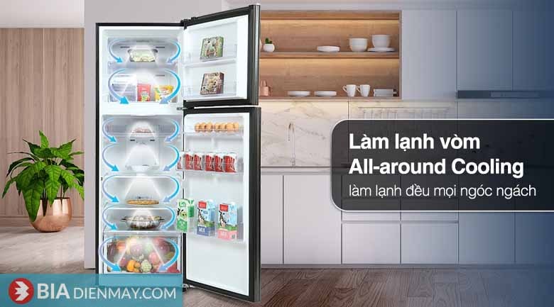 Tủ lạnh Samsung 322 lít RT32K503JB1/SV - Công nghệ làm lạnh dạng vòm