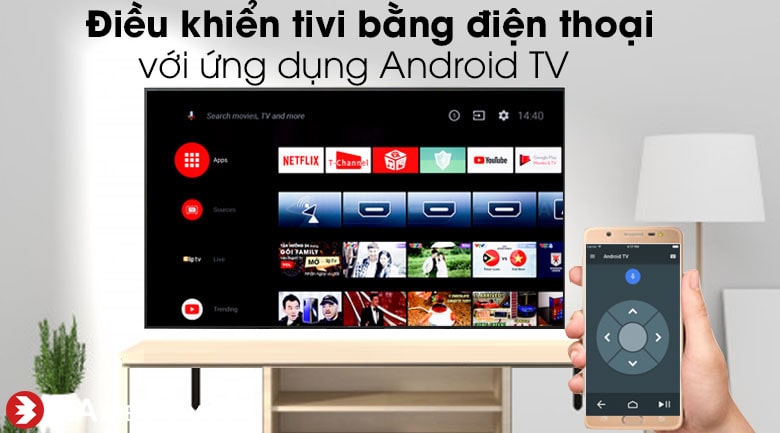 Tivi Sony KD-43X8500H/S 43 inch 4K HĐH Android