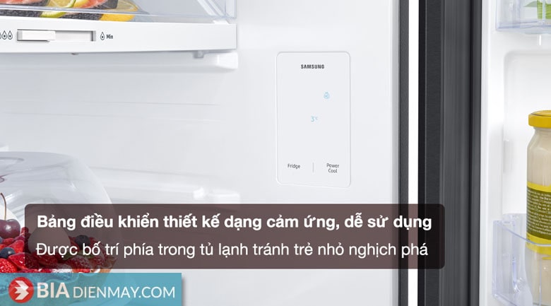Tủ lạnh Samsung inverter 305 lít RT31CG5424B1SV - bảng điều khiển
