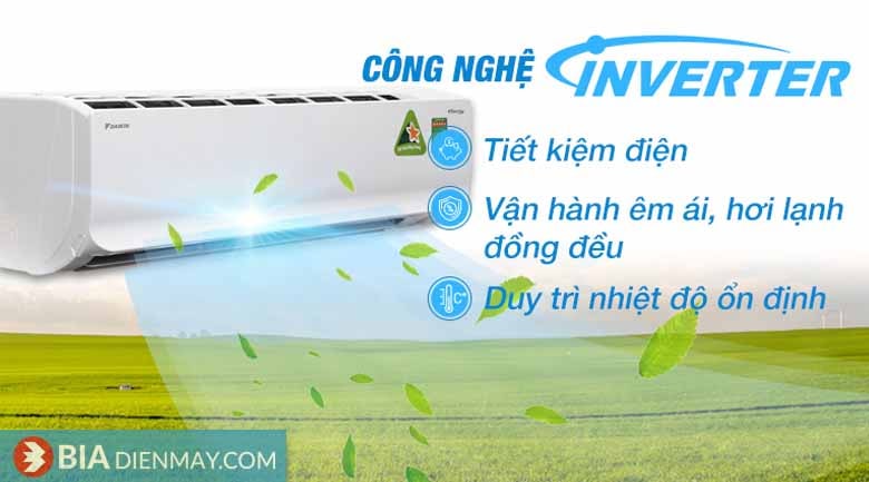 Điều hòa Daikin inverter 22000BTU 2 chiều FTXV60QVMV