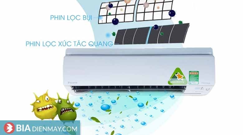 Điều hòa Daikin inverter 22000BTU 2 chiều FTXV60QVMV