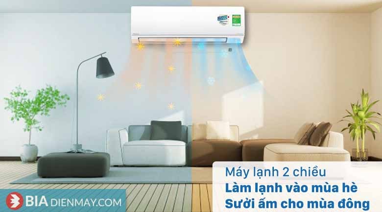 Điều hòa Daikin inverter 22000BTU 2 chiều FTXV60QVMV