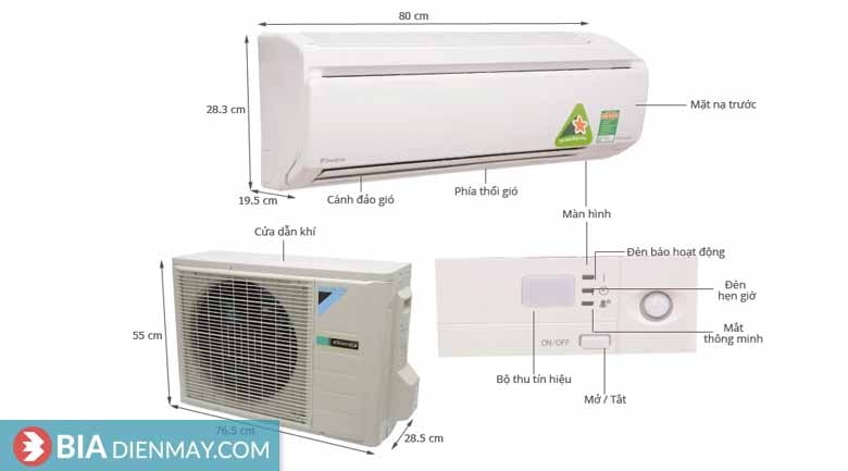 Điều hòa Daikin inverter 22000BTU 2 chiều FTXV60QVMV