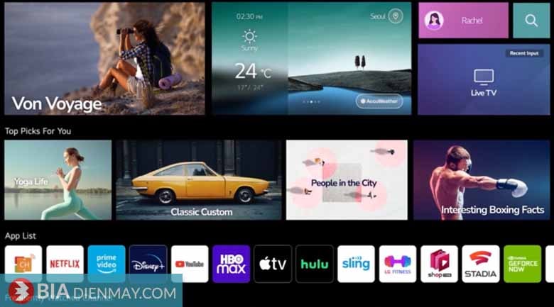 Smart Tivi LG 4K 43 inch 43UQ7550PSF - hệ điều hành WebOS 22