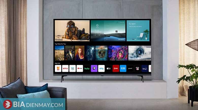 Tivi LG 65 inch 65UQ8000PSC - Hệ điều hành WebOS 22