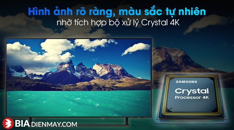 Smart Tivi Samsung 50 inch 4K UA50AU9000 - Chính hãng