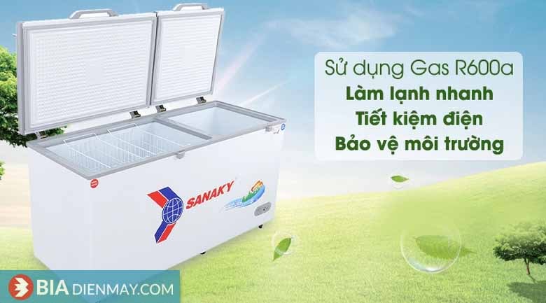 Tủ đông Sanaky 365 lít VH-5699W1 - Gas R600a