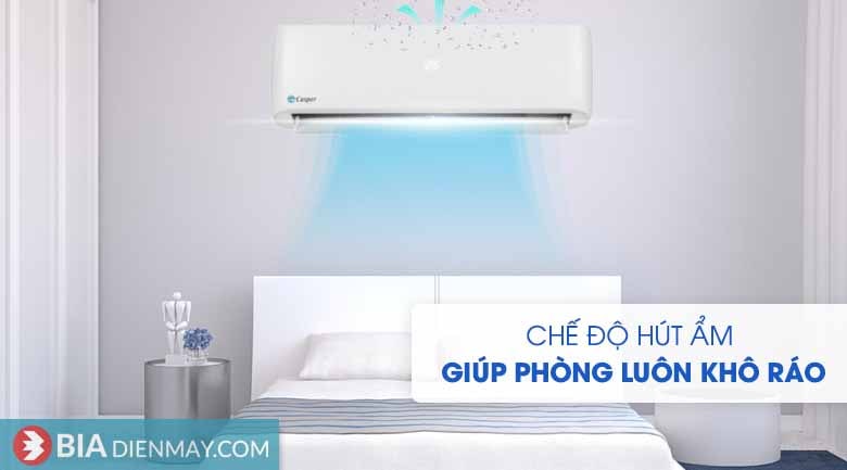 Chế độ hút ẩm - Điều hòa Casper 18000 BTU 1 chiều LC-18TL32