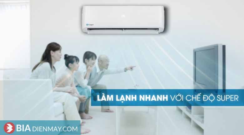 Chế độ Super làm lạnh nhanh - Điều hòa Casper 18000 BTU 1 chiều LC-18TL32