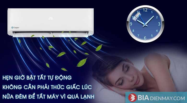 Chế độ hẹn giờ - Điều hòa Casper 18000 BTU 1 chiều LC-18TL32