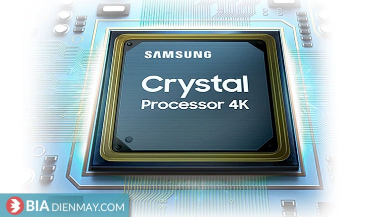 Smart Tivi Samsung 4K 65 inch UA65AU8000 - bộ xử lý hình ảnh
