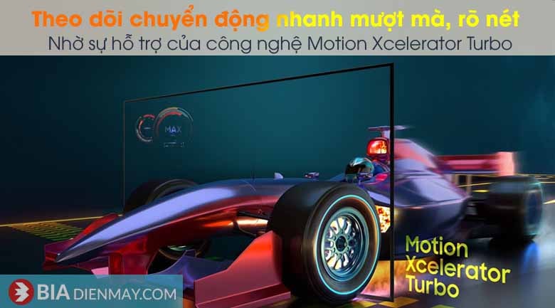 Smart Tivi Samsung 50 inch 4K QLED QA50Q65A - Công nghệ Motion Xcelerator Turbo