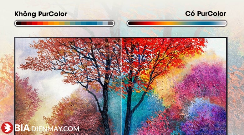 Tivi Samsung 75 inch 4K UA75AU7700 - Công nghệ hình ảnh dải màu rộng
