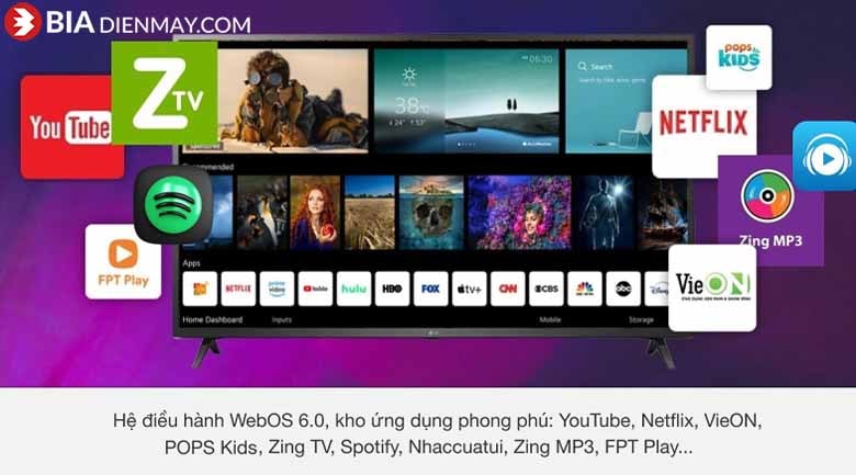 Tivi LG 55 inch 55UP7550PTC - hệ điều hành WebOS
