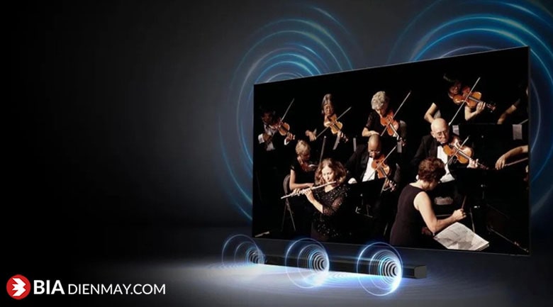 Smart Tivi Samsung 4K 55 inch UA55AU7700 - công nghệ âm thanh