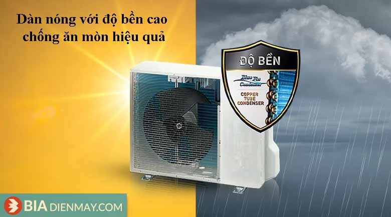 Điều hòa Panasonic 12000 BTU CU/CS-U12ZKH-8 - Dàn nóng chống ăn mòn