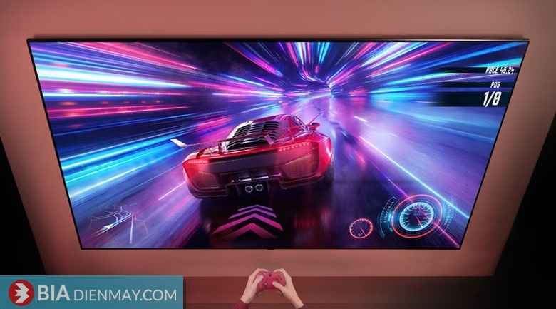 Tivi LG 55 inch 55QNED80SRA - chế độ chơi game mượt mà