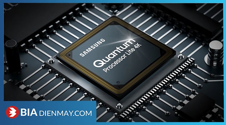 Smart Tivi Samsung QLED 4K 43 inch QA43Q60BA - bộ xử lý hình ảnh