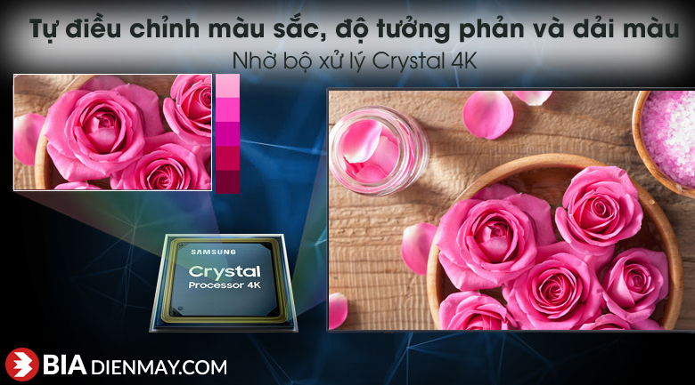 Smart Tivi Samsung 85AU8000 Crystal UHD 4K 85 inch