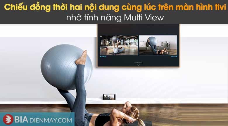 Smart Tivi The Serif QLED Samsung 4K 55 inch QA55LS01B - Model 2022