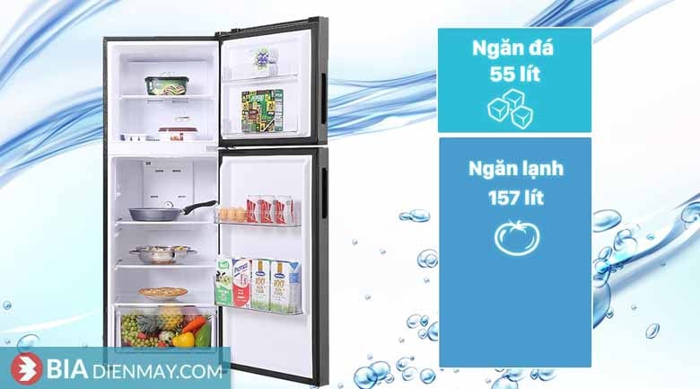 Tủ lạnh AQUA inverter 212 lít AQR-T239FA(HB) - Model 2021