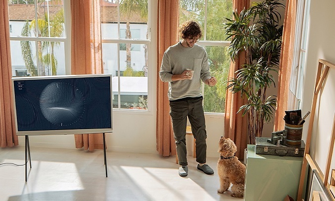 Smart Tivi The Serif QLED Samsung 4K 55 inch QA55LS01TA