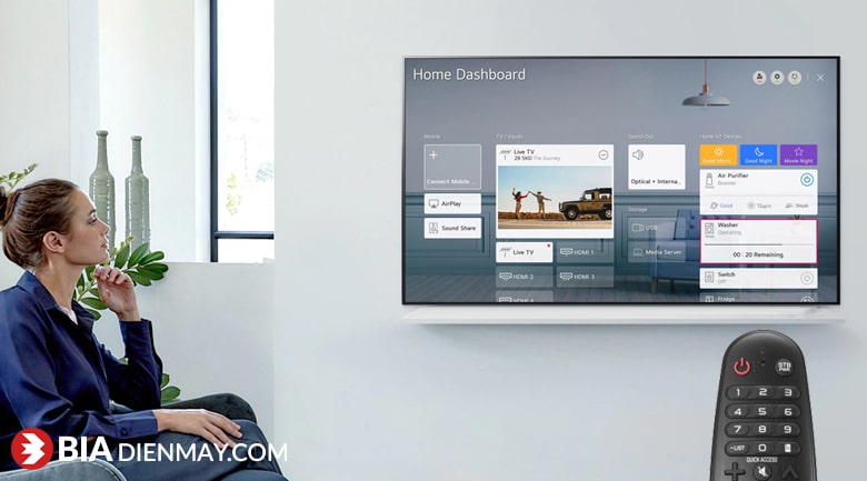 Tivi LG 50 inch 50UP7500PTC - điều khiển giọng nói