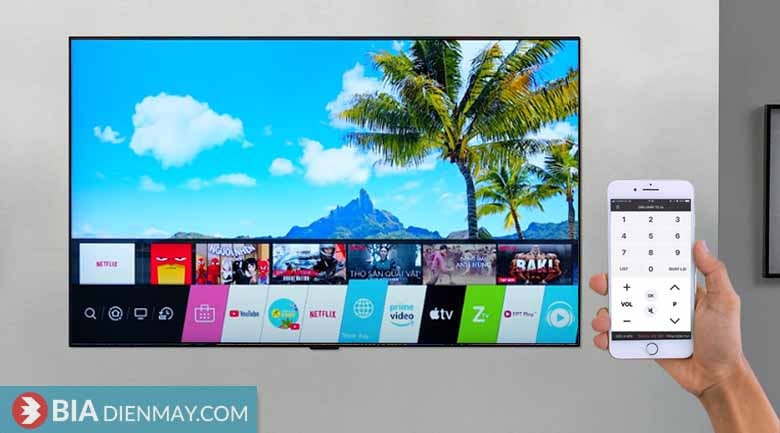 Tivi OLED LG 55 inch OLED55GXPTA - điều khiển bằng điện thoại